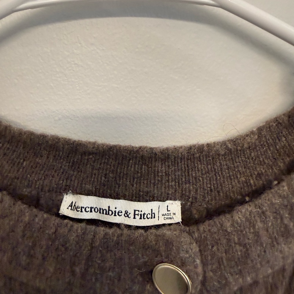 Abercrombie & Fitch Brown Knit Cardigan - Picture 2 of 3